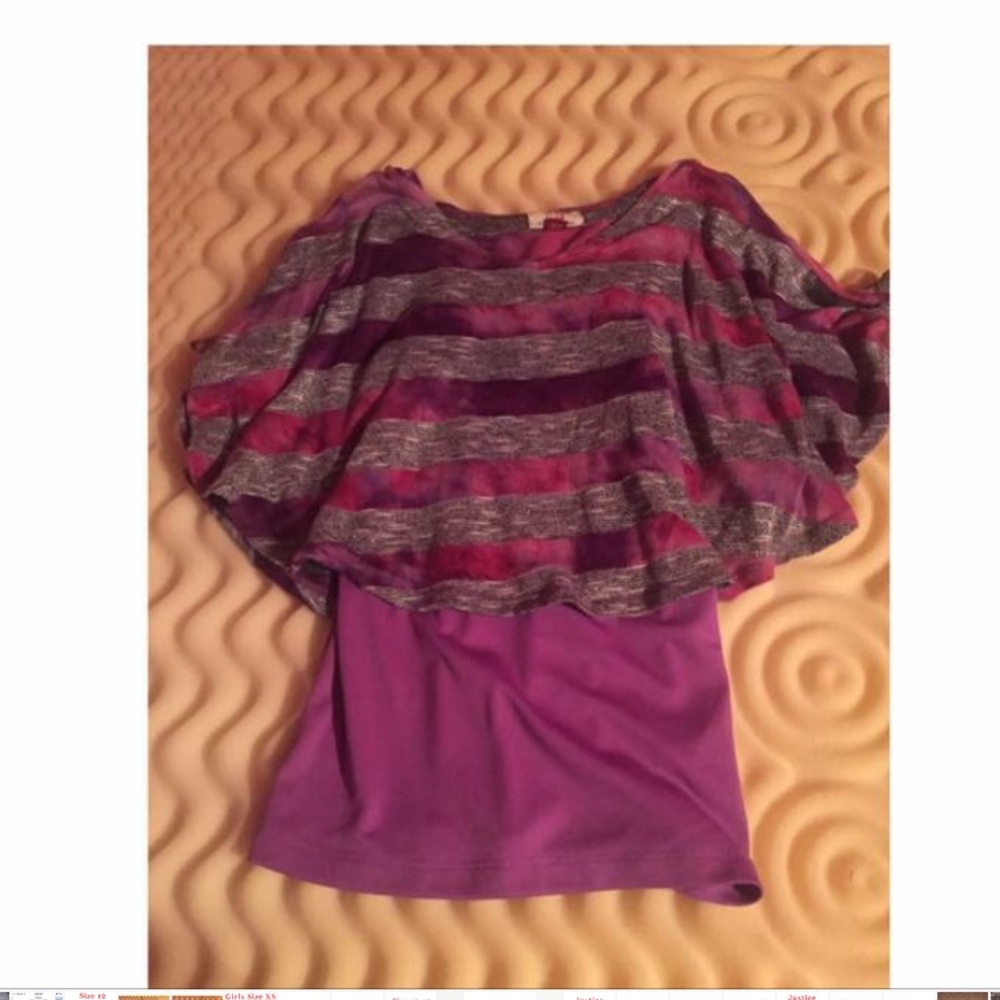 Purple shirt size 10/12